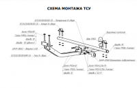 Фаркоп 1233-AN Oris на Lada Niva Legend Urban 2020-, Lada Niva Legend 2020-, Лада Нива 4x4 Urban 2014-2020, Лада 4x4 2121, 21213, 21214, 2131, 2129 2006-2020, Лада Niva 21213, 21214 1993-2006, Лада Niva 2131, 2129 1995-2006 без подрезки бампера.  от магазина ФаркопРос